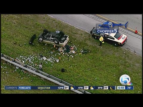 Report: One Dead After Rollover Crash In Boca Raton