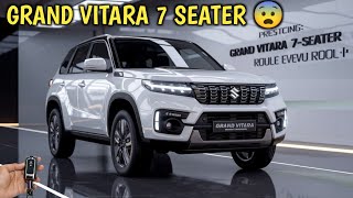 2025 Grand Vitara 7 Seater Leaked | Scross 2025 Coming to India 🇮🇳 Biggest Maruti Car