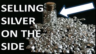 Silver in a Bottle! Making money to supplement my stack! Silver shot/grain gift idea!