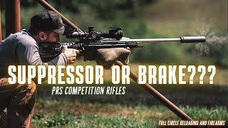 Suppressors vs. Muzzle Brakes: Choosing one for Precision Rifle Competition