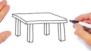 How to draw a Table Step by Step | Easy drawings