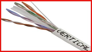 Vertical Cable Cat6, 550 MHz, UTP, 23AWG, Solid Bare Copper,1000ft, Bulk Ethernet Cable - 161 Series