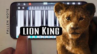 Lion King Them song | Perfect piano cover | Fallen notes 🦁🦁
