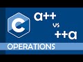 Post-increment vs pre-increment in C (a++ vs ++a)