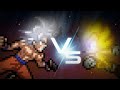 Super Sonic 2 vs Goku Mui | sprite animation | #supersonicvscollab