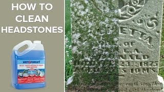 Wet And Forget Outdoor Headstone Cleaner