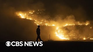 New wildfires spark in California as the Sandy Fire spreads