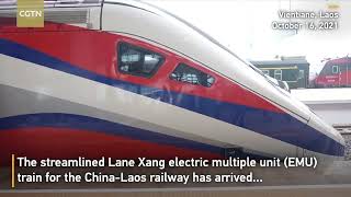 The Lane Xang Electric Multiple Unit Train for China Laos Railway