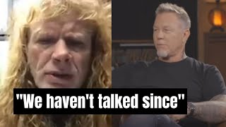 Dave Mustaine On Why He And James Hetfield Don't Speak Anymore