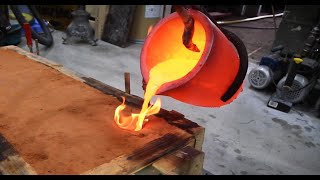 Making an ancient greek sword from BRONZE !!