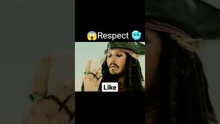 Respect!   | jack sparrow |#shorts