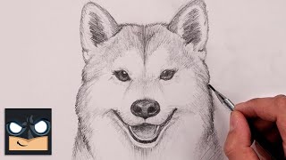 How To Draw a DOG | SHIBA INU PUPPY | Sketch Tutorial