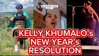 KELLY KHUMALO NEW YEAR’s RESOLUTION | SENZO MEYIWA’s DAUGHTER