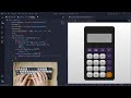 ASMR Programming - How to Build a Calculator App with JavaScript - No Talking