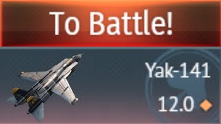 The Yak-141 is an underrated aircraft at a 12.0 rating.