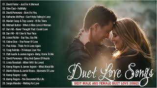David Foster,James Ingram,Dan Hill, Kenny Rogers, Lionel Richie🌹Best Male And Female Duet Love Songs