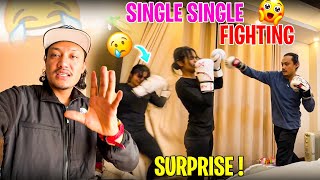 I really hit her Hardly? 😭 Surakshya and MRB single single Boxing ||   ||  MRB Vlog ||