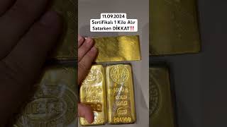 Sertifikalı 1 kilo alır satarken dikkat‼️ Nelere dikkat edilmeli?Hangi altını almak daha doğru?#gold