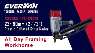 Classic Workhorse Framing Nailer Re-engineered by EVERWIN - The FSN2283AD