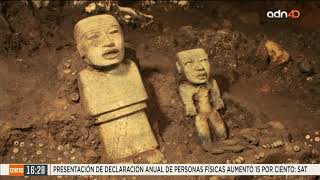 Descubren túnel abajo de pirámides de Teotihuacán