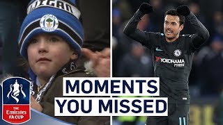 Pedro Takes One Where it Hurts! | Moments You Missed | Quarter Final | Emirates FA Cup 2017/18
