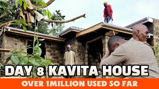 DAY 8 KAVITA HOUSE IN MACHAKOS  WE HAVE USED OVER 1 MILLION KSH AT THIS LEVEL