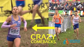 Crazy Comebacks 😮 | Cross Country Edition