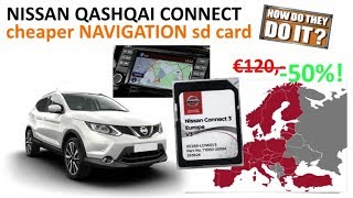 Nissan Qashqai Cheap Navigation Update SD cards
