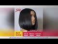 brazilian straight lace bob wigs sleek short lace part human hair wigs 200% density cheap nature rem