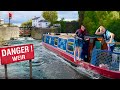 We nearly lost our narrowboat. | The dangers of the River Severn - 252