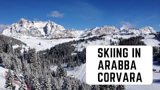 Skiing In Arabba / Corvara (Dolomites Italy) 2019