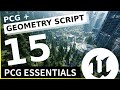 Procedural Geometry Workflows Using PCG and Geometry Script