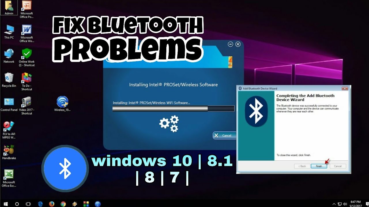 How To Fix Bluetooth Problem In Windows 10:( 2020 - YouTube