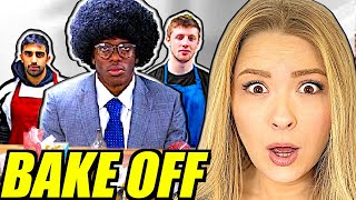 AMERICANS REACT TO THE SIDEMEN BAKE OFF