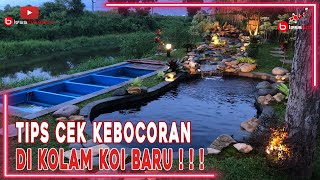 TIPS CEK KEBOCORAN DI KOLAM KOI BARU ❗❗❗