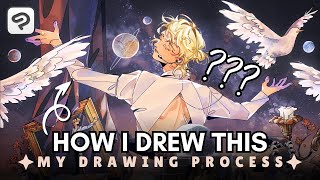 【Illustration breakdown】How I draw from start to finish - Luka ALNST | CLIP STUDIO PAINT