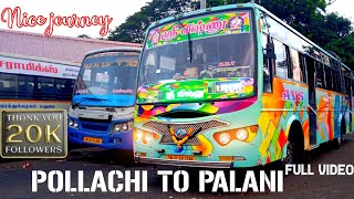 AVS POLLACHI TO PALANI BUS VIDEO👻 pollachi to palani private bus sri vishnu #pollachi 🔥