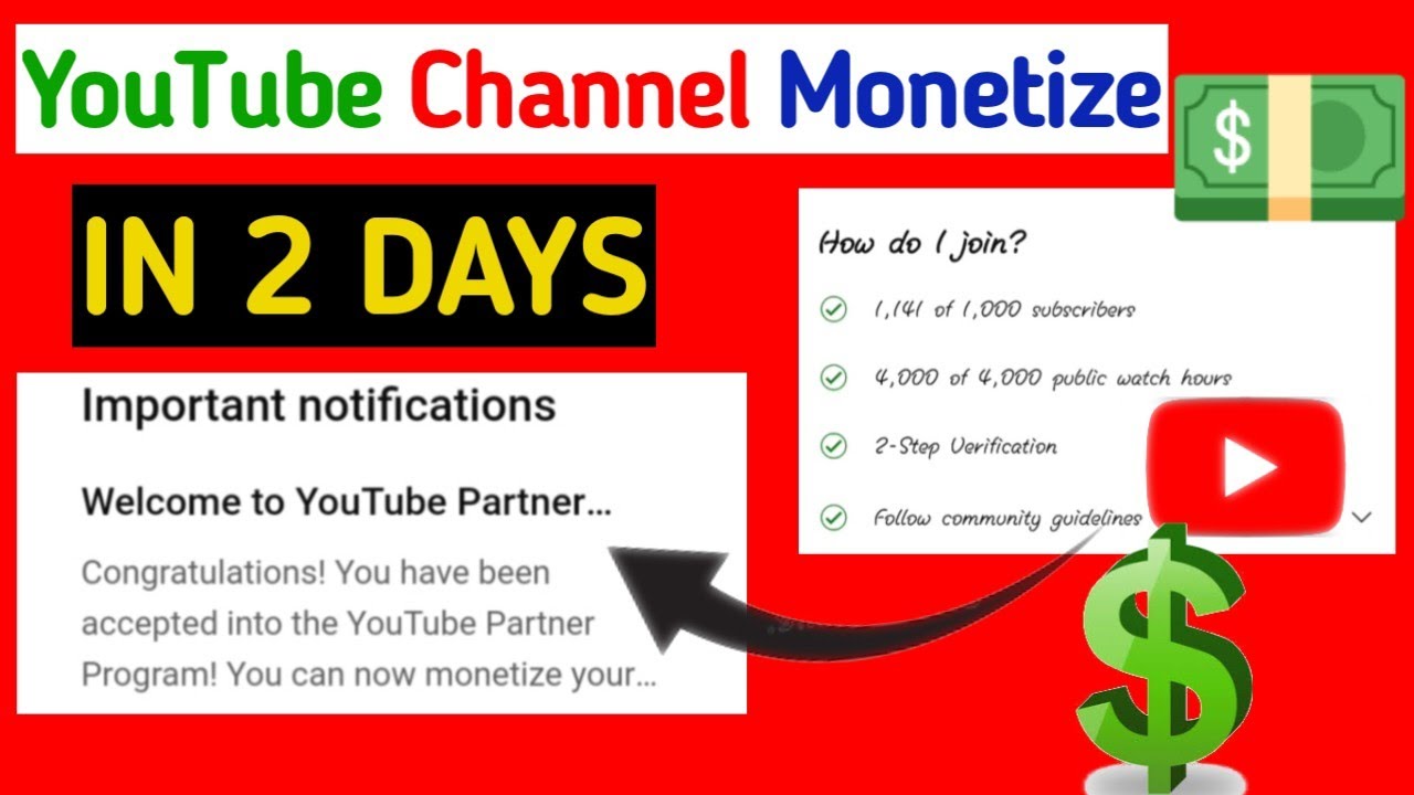 How To Monetize YouTube Channel | YouTube Monetization Enabled Process ...