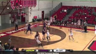 DePauw wins NCAC semifinal with buzzer beater