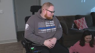 Injured Trafalgar police officer gets grant from 'Running for Heroes' organization