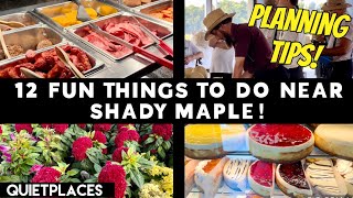 12 Fun Things to do Near Shady Maple! Lancaster County Pennsylvania! Planning Tips!