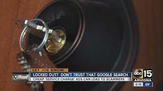 Need a locksmith? Watch out for scams on Google