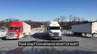 What defines a truck stop?