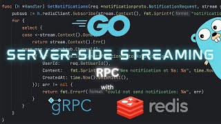 How to Implement Server-Side Streaming (w/ Go, gRPC, and Redis)