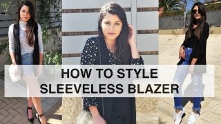 HOW TO STYLE | איך ללבוש וסט שחור מחויט + לוקבוק | הדר כהן