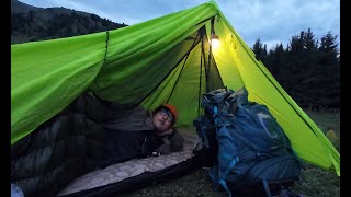 [ENG sub] Camping in Kazahstan.2 카자흐스탄 알마티 콕자일라우에서 우중캠핑.라면 먹방 토크쇼.