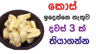 දවස් 3ක් ගියත් කොස් ඉදෙන් නෑ මේ ක්‍රමයට | thuru tv