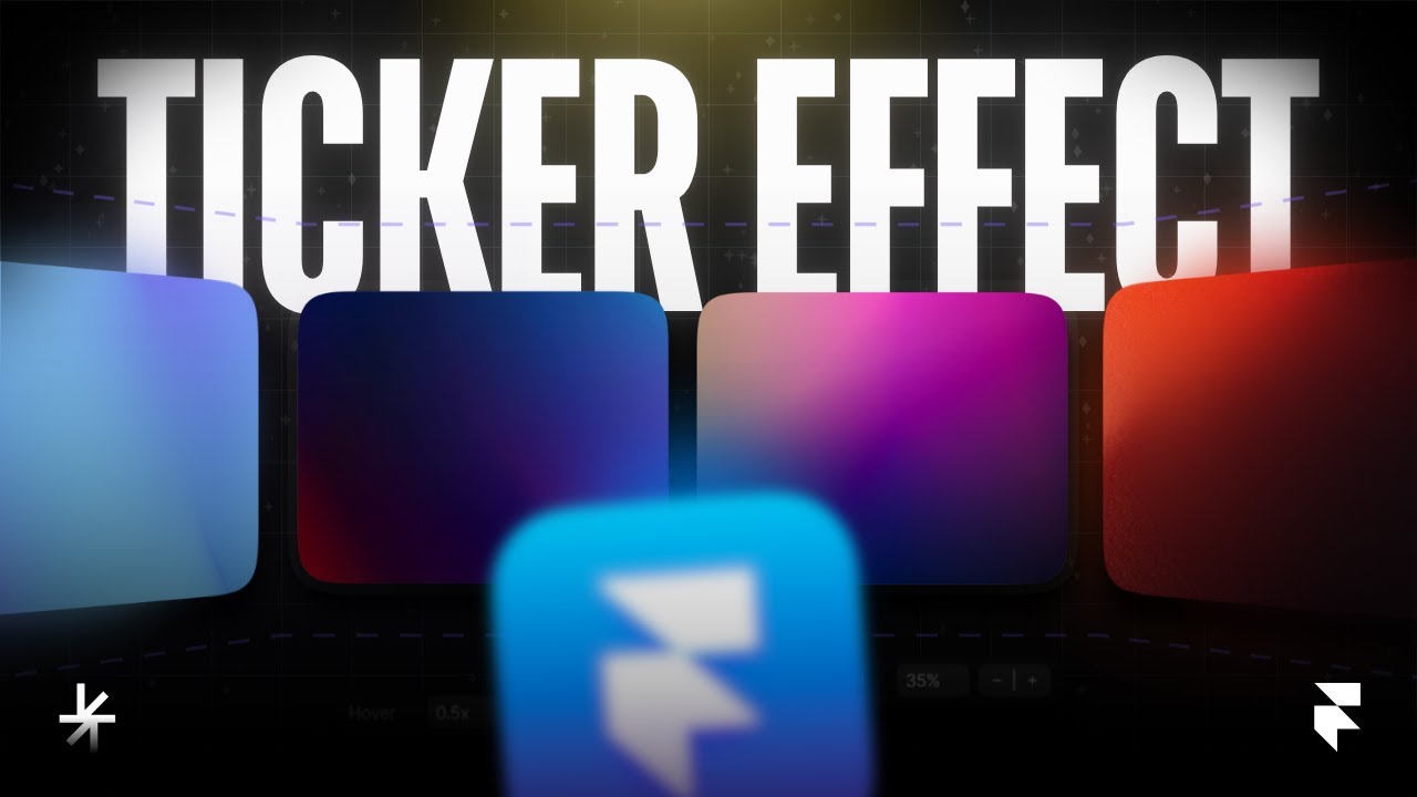 Creating Ticker Effect In Framer Youtube