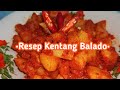 Resep Kentang Balado Simple,Nikmat,Bikin Nagih || Belajar Masak Kentang Balado