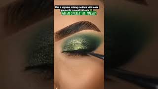 how to create green geltry eyes makeup totorial||#shorts #viralshorts #latest #makeup